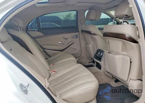 2017 Mercedes-Benz S 63 Amg z USA, uszkodzony, nr VIN WDDUG7JB3HA298674